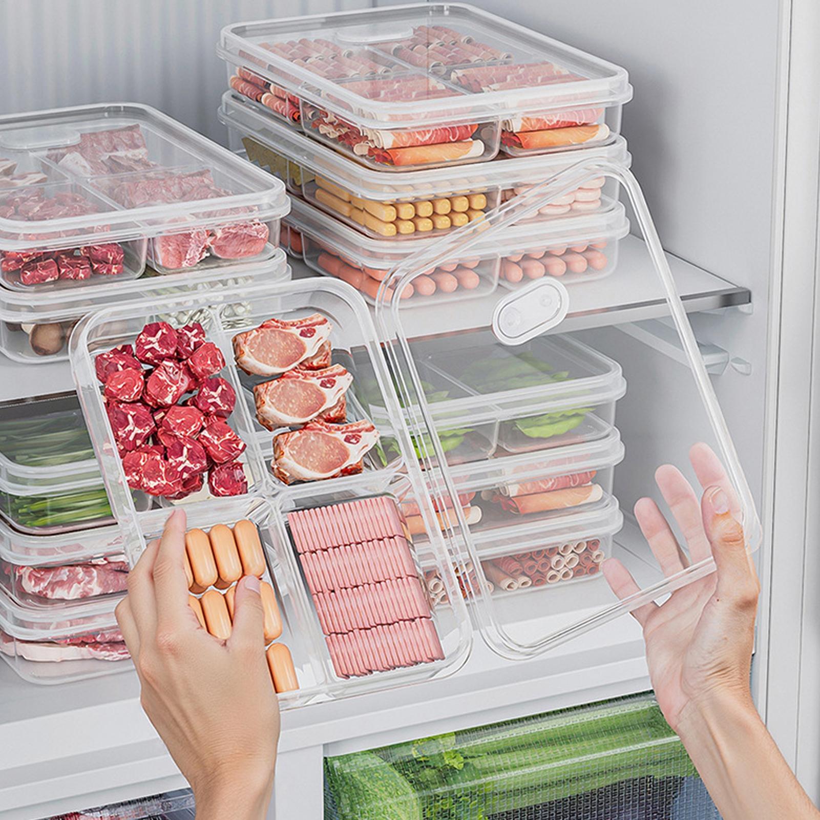1PC Refrigerator Storage Box M - Food Storage Freezer ulasan dan harga