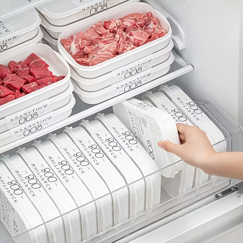10Pcs Reusable Stackable Food  - Food Storage Freezer ulasan dan harga