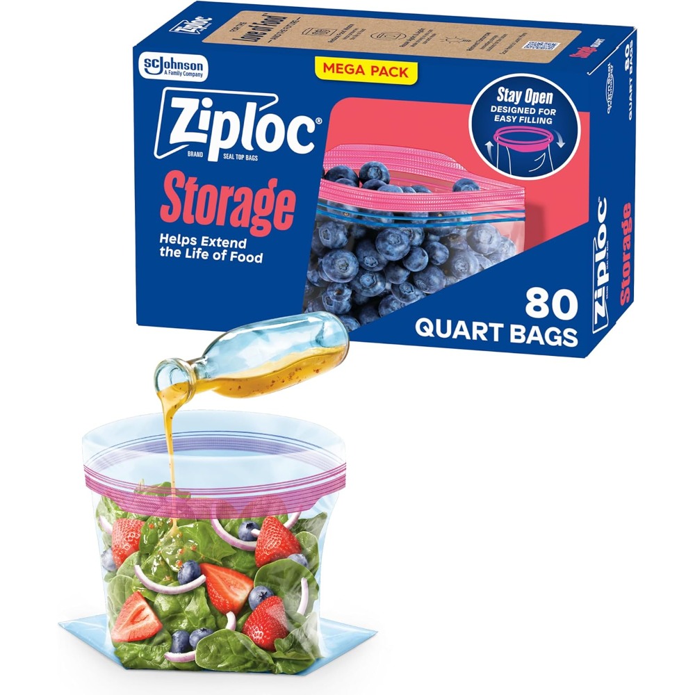 Stand Up Quart Food Storage Ba - Food Storage Freezer ulasan dan harga