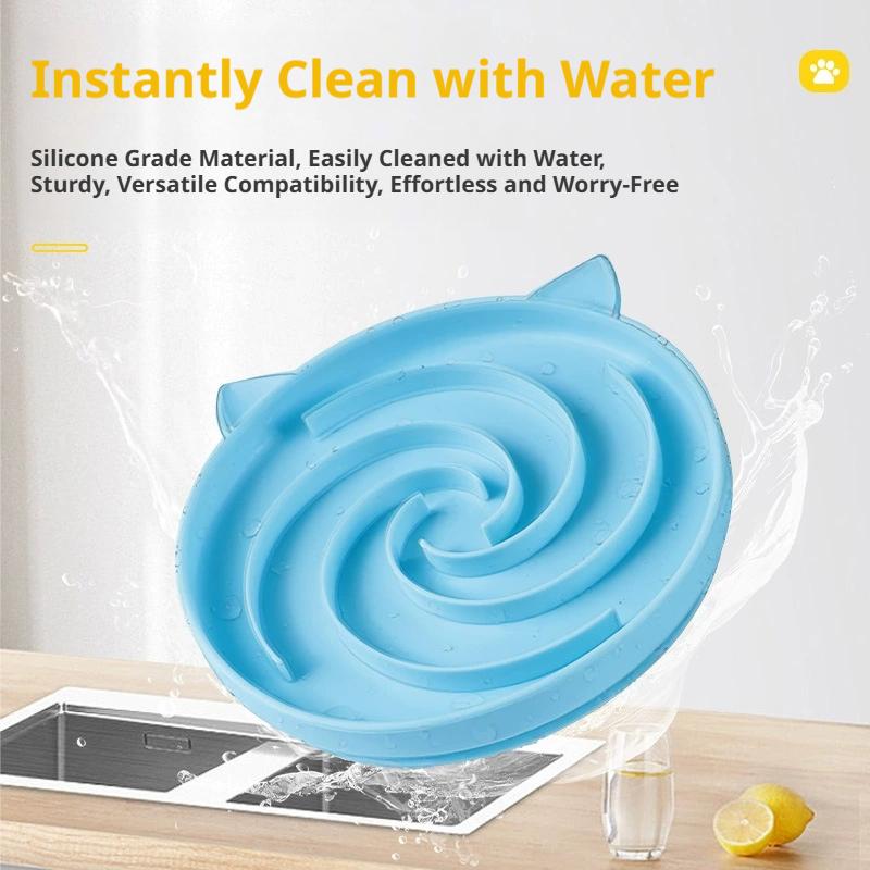 Cute Pet Slow Feeder Bowl Prev - Food Storage Safety ulasan dan harga