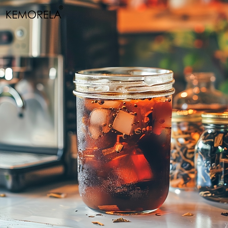 KEMORELA Mason Jars 350ML With - Salad Dressing Bottle ulasan dan harga