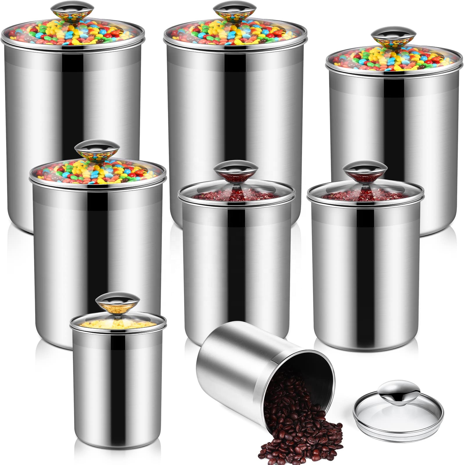 Food Storage Containers Tea Co - Food Storage With Glass Lids ulasan dan harga