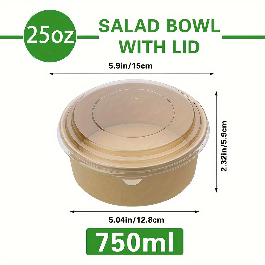25Oz/750Ml 25/50 Pack Paper Bo - Food Storage Safety ulasan dan harga