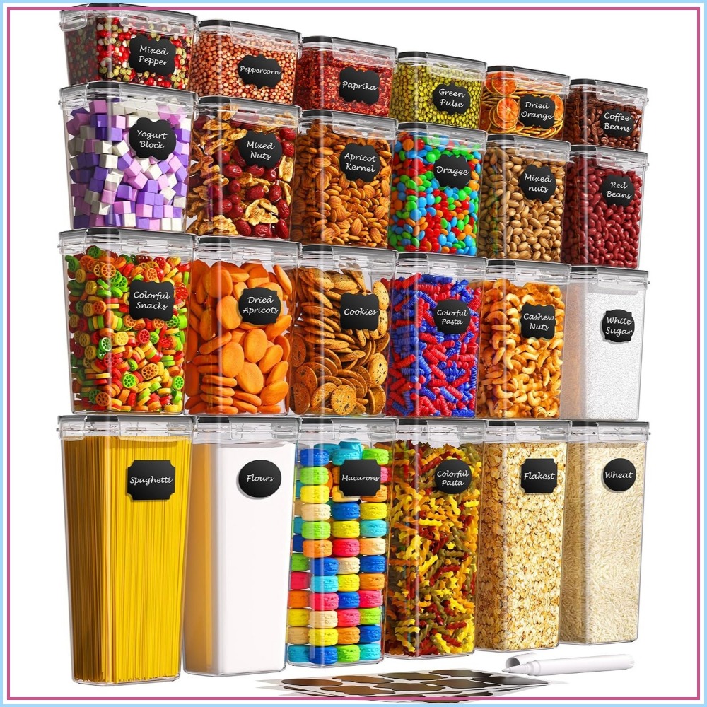 24 PCS Airtight Food Storage C - Food Storage With Lids ulasan dan harga