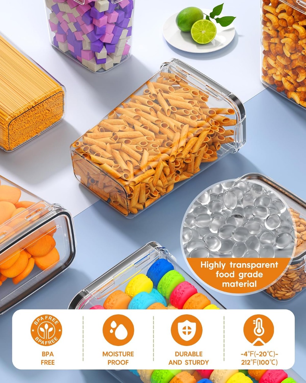 24 PCS Airtight Food Storage C - Food Storage With Lids ulasan dan harga