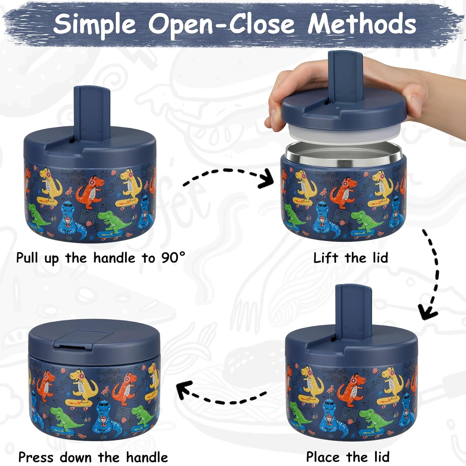12oz Insulated Vacuum Food Jar - Food Storage Vacuum ulasan dan harga