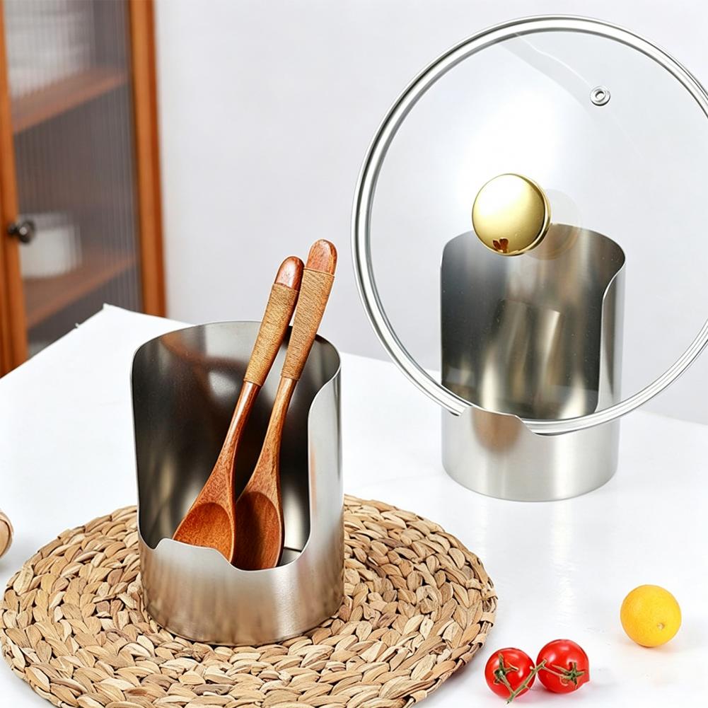 Stainless Steel Spoon Lid Hold - Food Storage Lidl ulasan dan harga