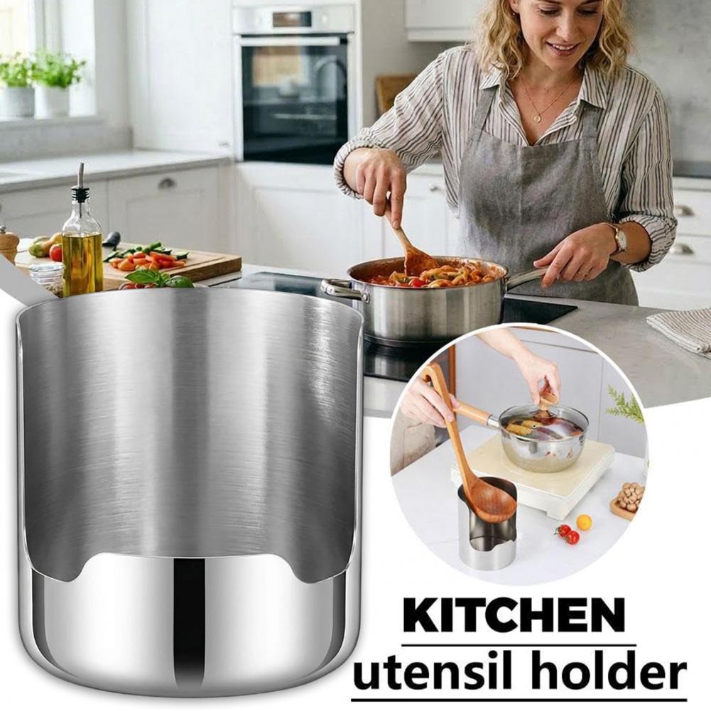 Stainless Steel Spoon Lid Hold - Food Storage Lidl ulasan dan harga