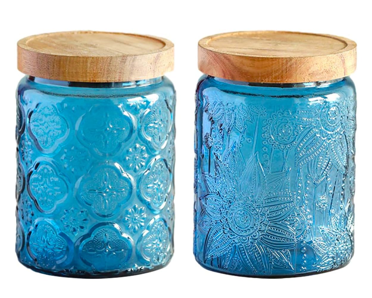 Vintage Glass Kitchen Storage  - Food Storage With Glass Lids ulasan dan harga