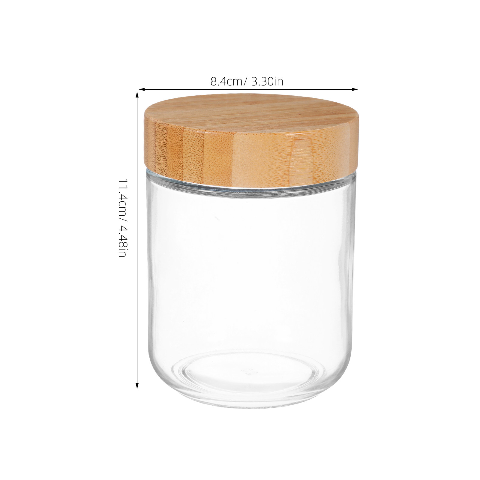 4Pcs Glass Kitchen Storage Jar - Food Storage With Glass Lids ulasan dan harga