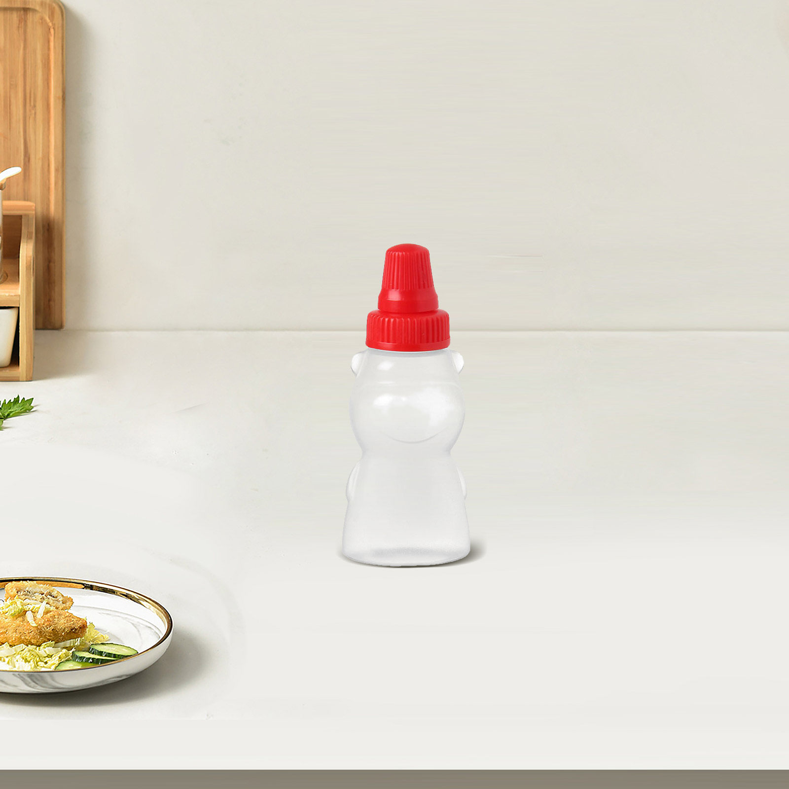 8Pcs Mini Bear Condiment Bottl - Salad Dressing Bottle ulasan dan harga