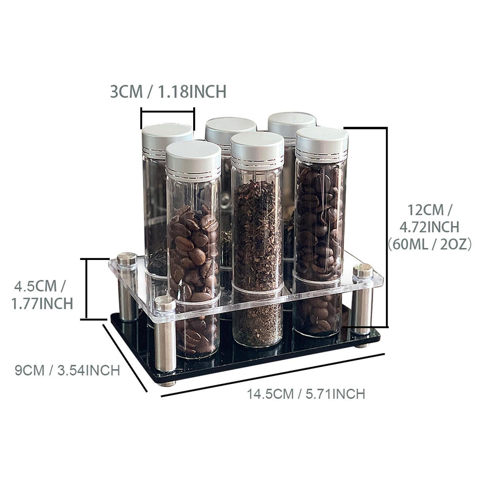 Coffee Cellars 6 Tubes Display - Food Storage Youtube ulasan dan harga