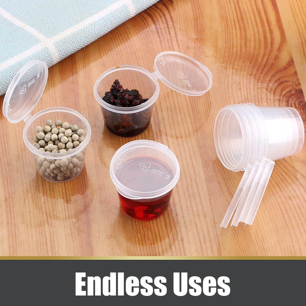 Disposable Clear Plastic Sauce - Food Storage Safety ulasan dan harga