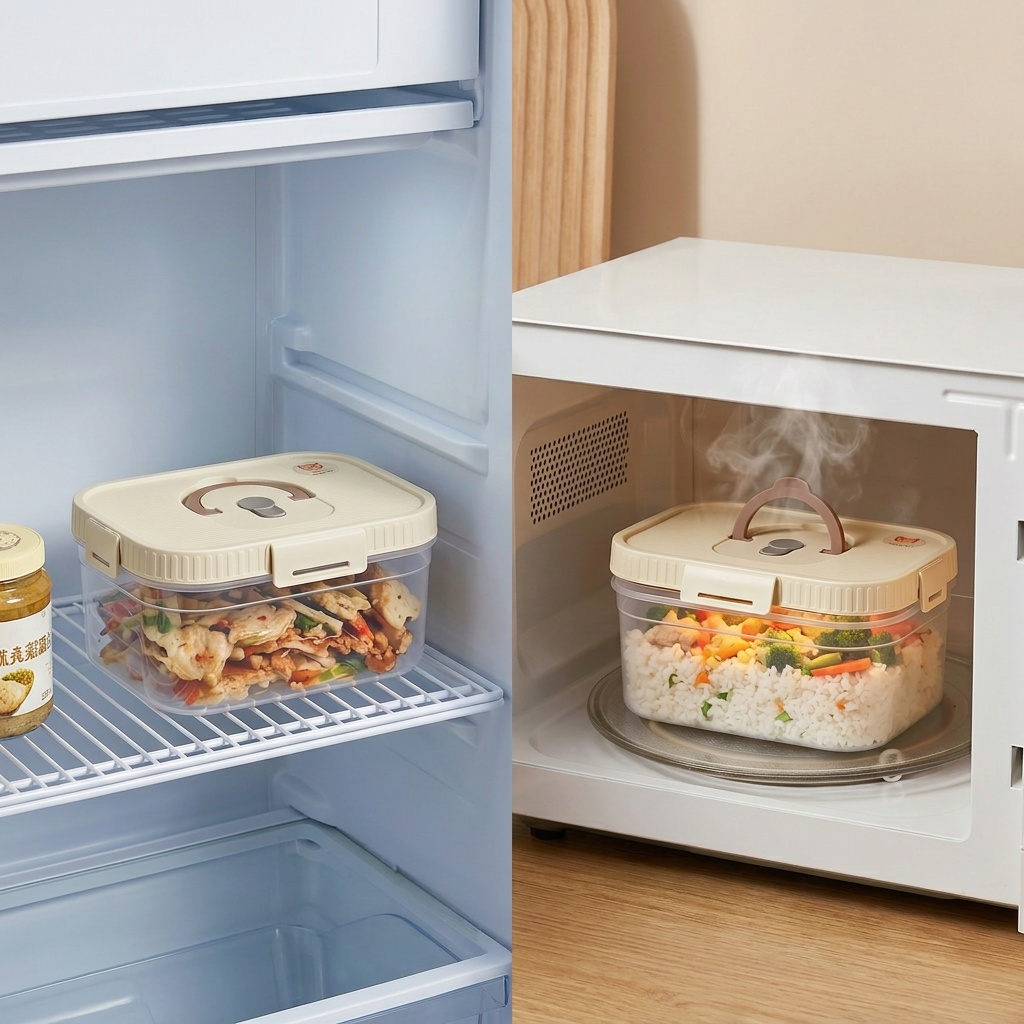 Clear Plastic Food Storage Box - Food Storage Safety ulasan dan harga