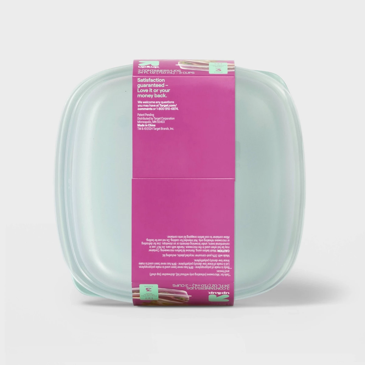 2026 New 3 Pack 24oz Square Fo - Food Storage Freezer ulasan dan harga